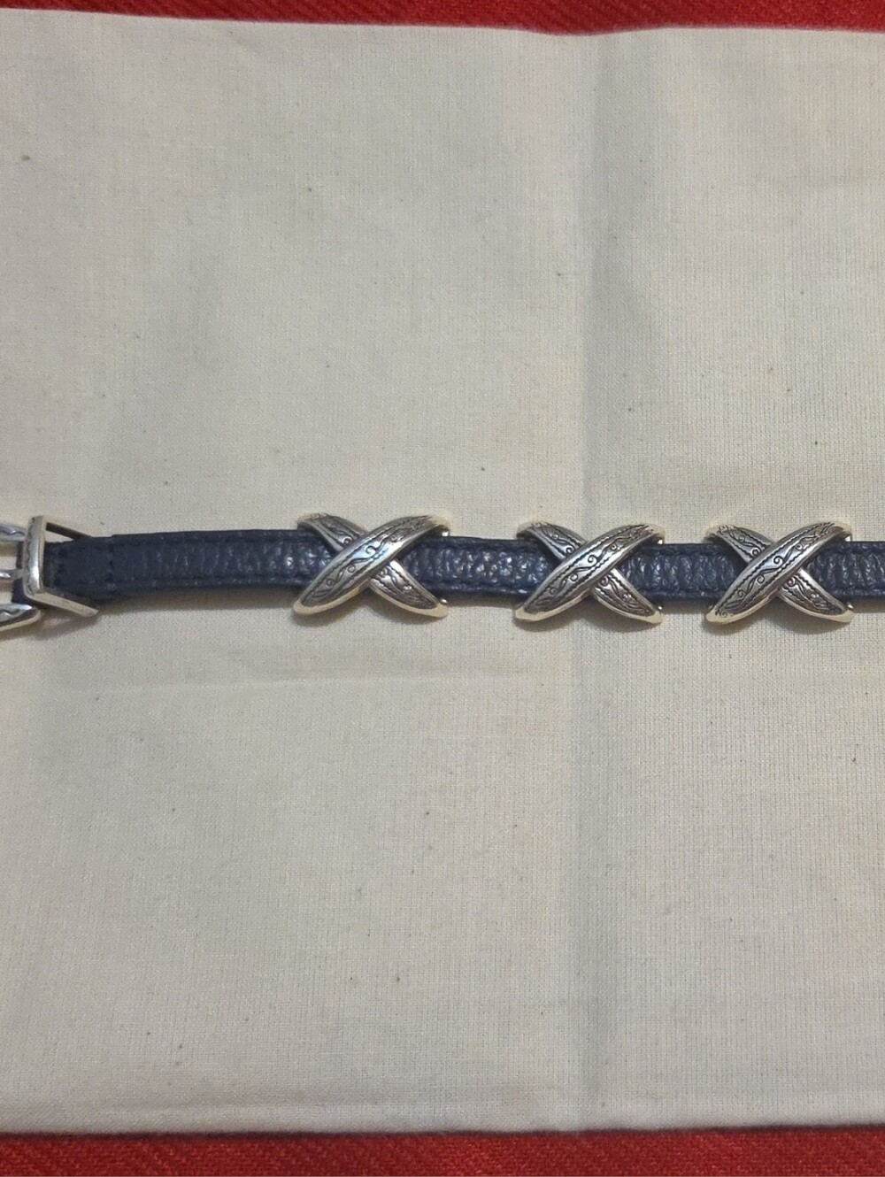 Brighton Leather Bracelet with Silver Accents